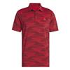 adidas Gents Ultimate365 Speed Stripe Polo Shirt Alumina Mel - Aurora Ruby